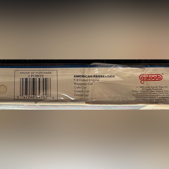 Vintage Micro Machines American Passenger Train Set - Picture 8 of 8